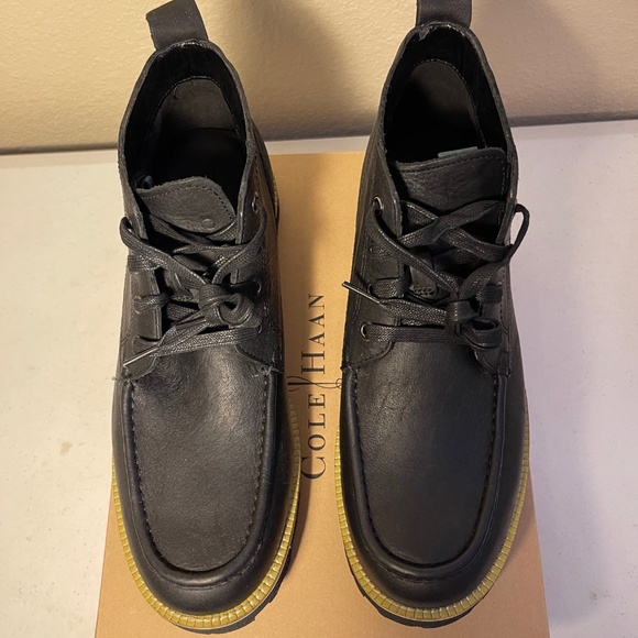 Cole Haan Air Hunter Chukka II Men\'s 9.5 M Black Boots Never Worn New in Box main image 5